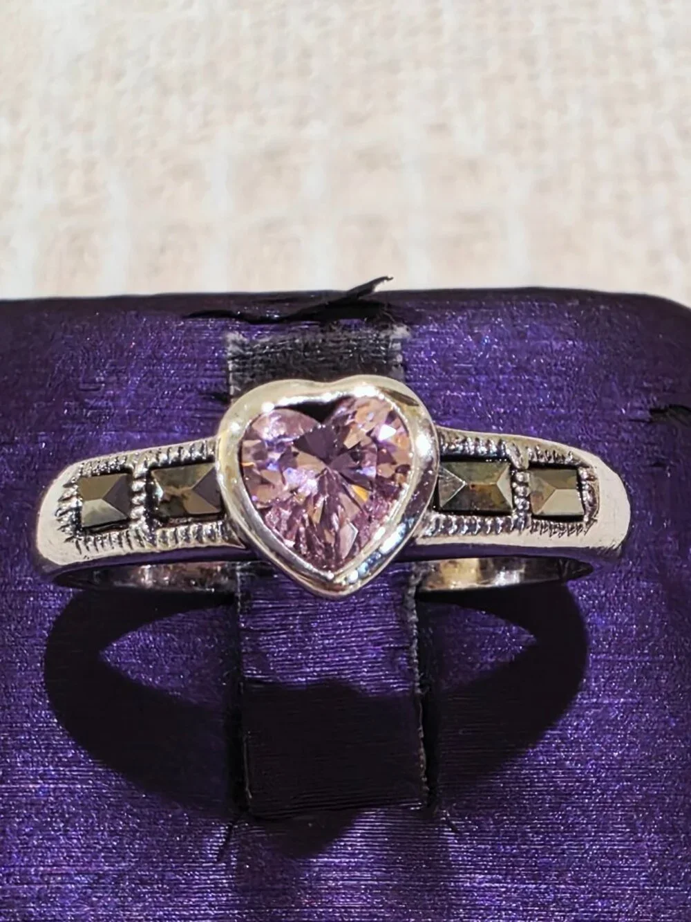 Vintage Sterling Silver vintage bezel